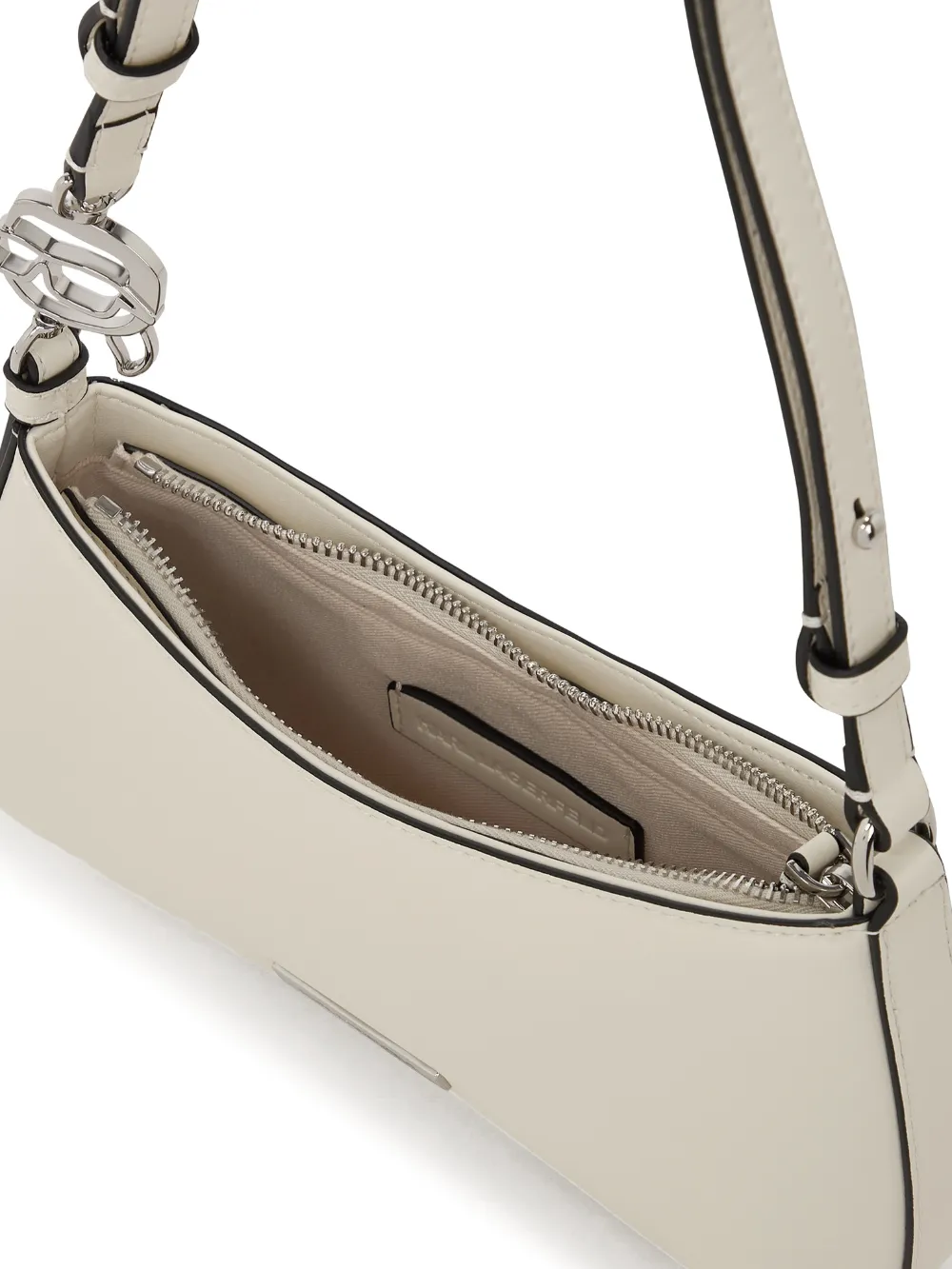 Karl Lagerfeld Ikon kleine schoudertas Beige
