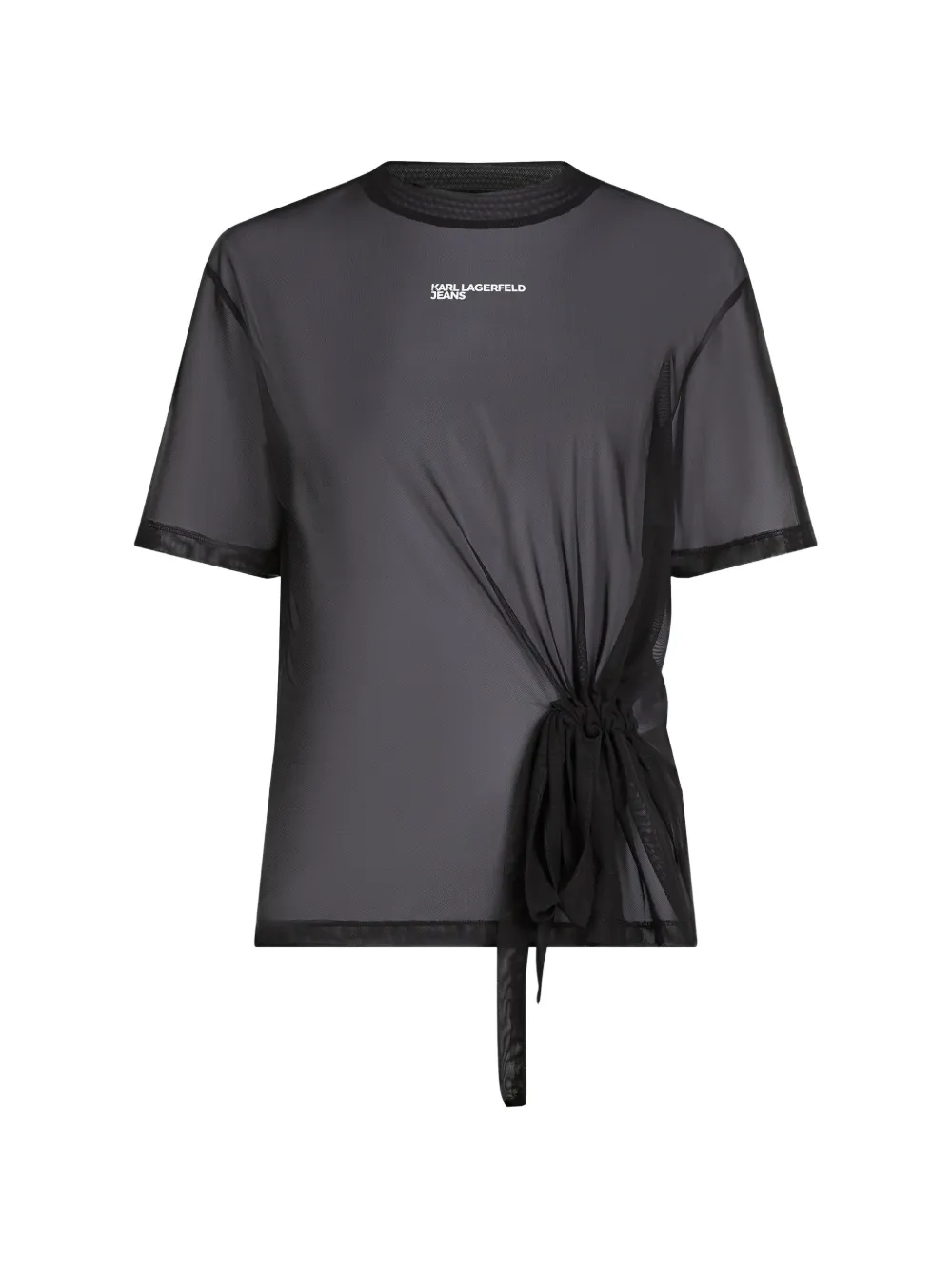 Karl Lagerfeld Jeans T-Shirt mit Logo - Schwarz