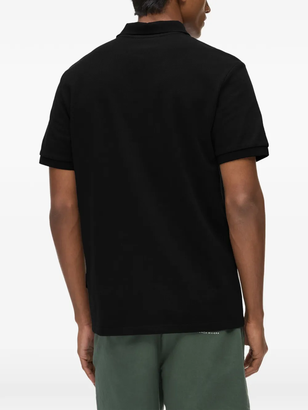 Karl Lagerfeld Piqué poloshirt Zwart
