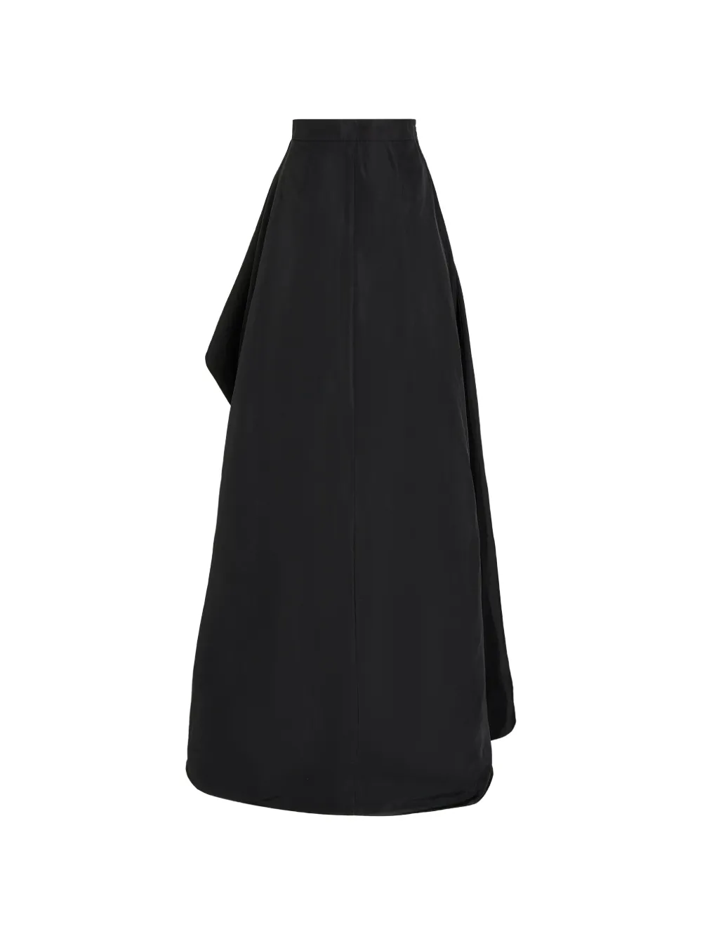 Karl Lagerfeld Karl Studio asymmetrische rok met ruches Zwart