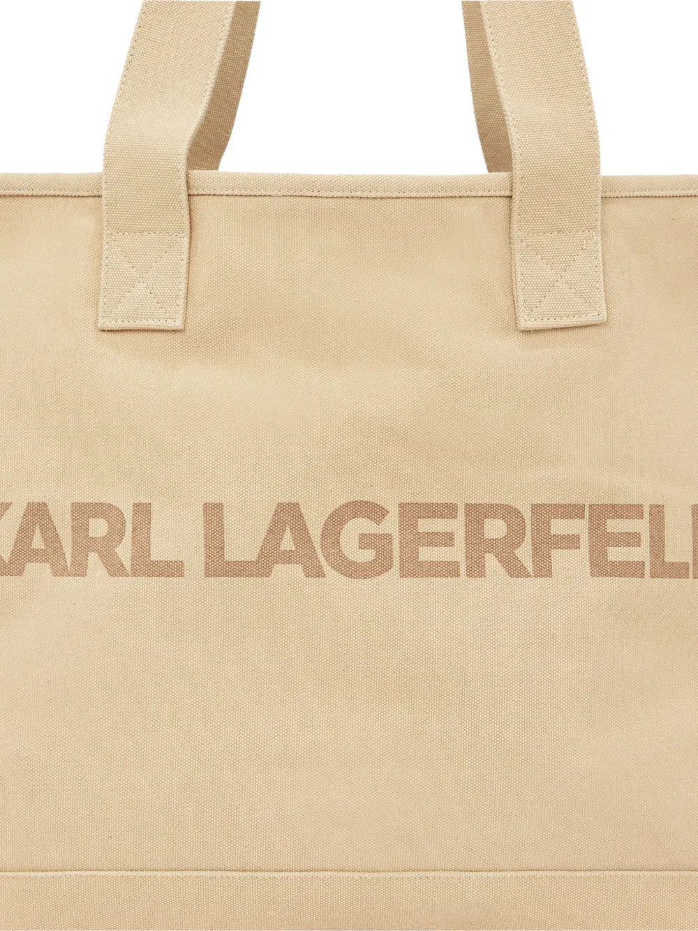 Karl Lagerfeld Grote K Essential shopper met logo Beige