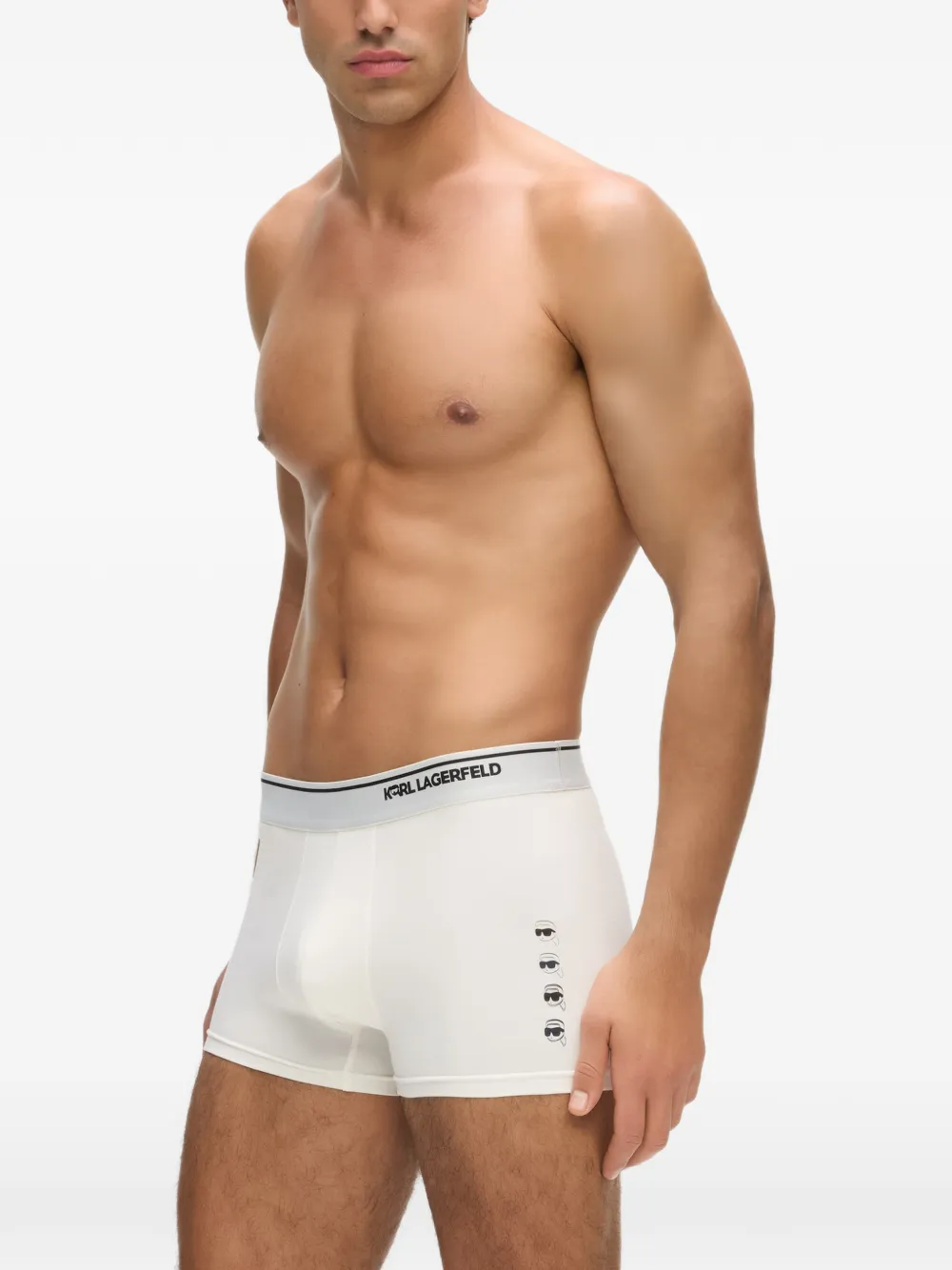 Karl Lagerfeld Drie Ikon boxershorts Blauw