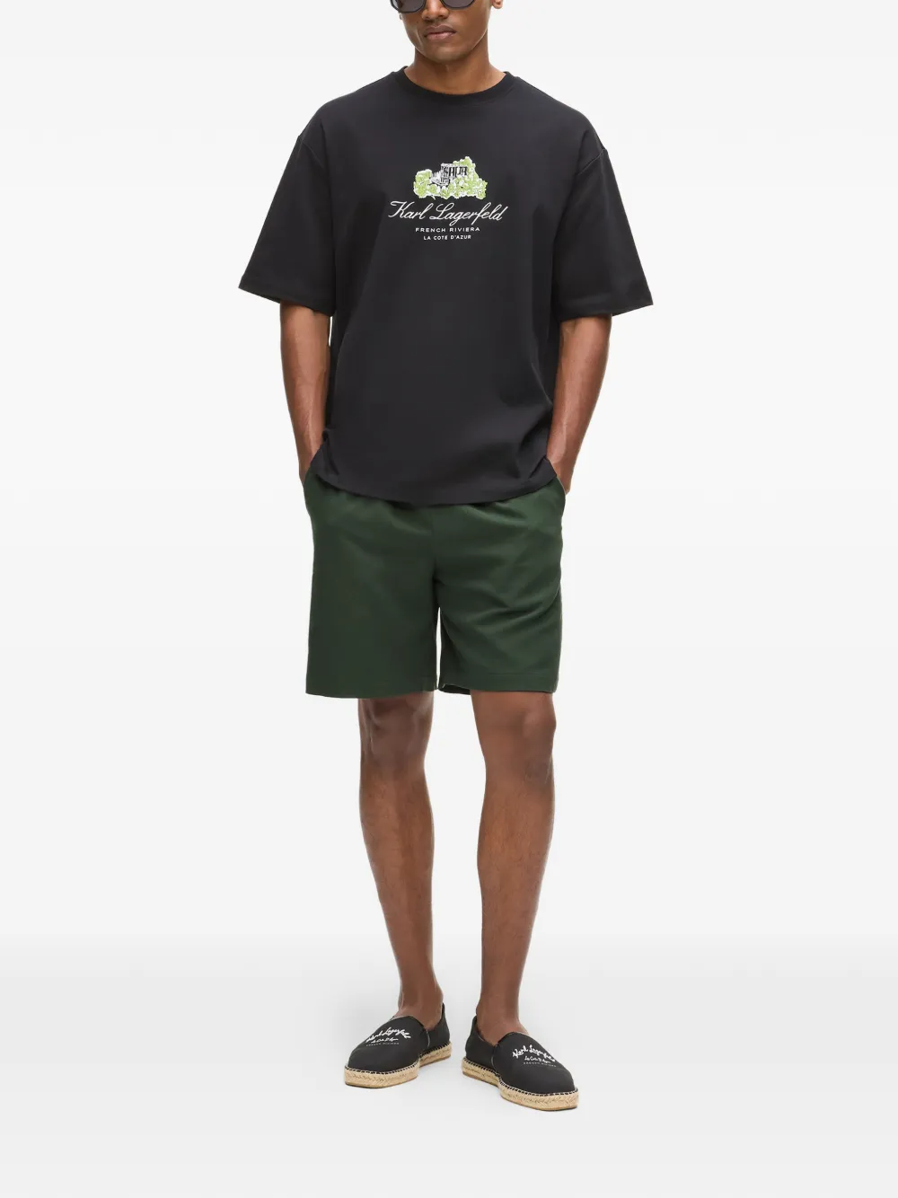  Karl Lagerfeld Côte D`azur Shorts - Green 