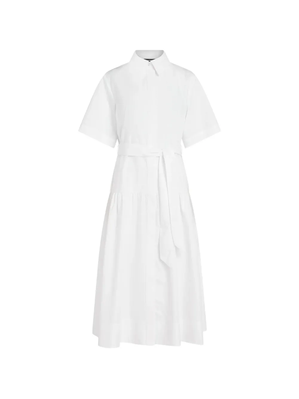 Karl Lagerfeld Chemisier con cintura - Bianco