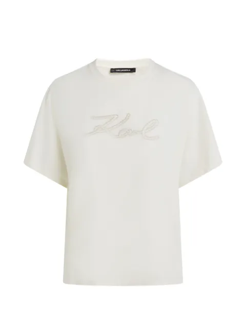 Karl Lagerfeld logo-detail T-shirt