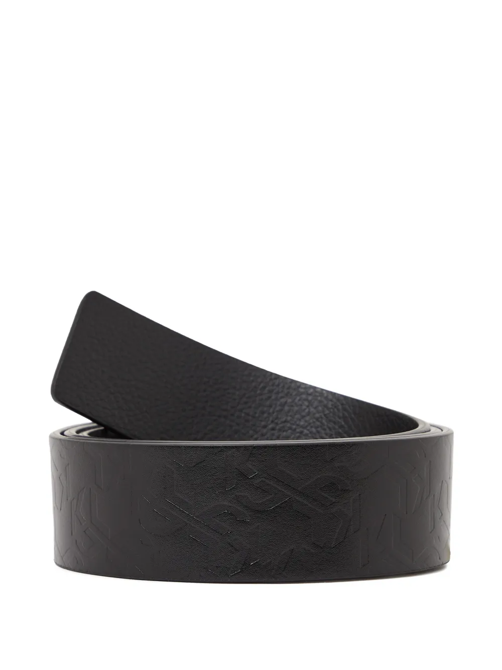 Monogram Leather Reversible Belt