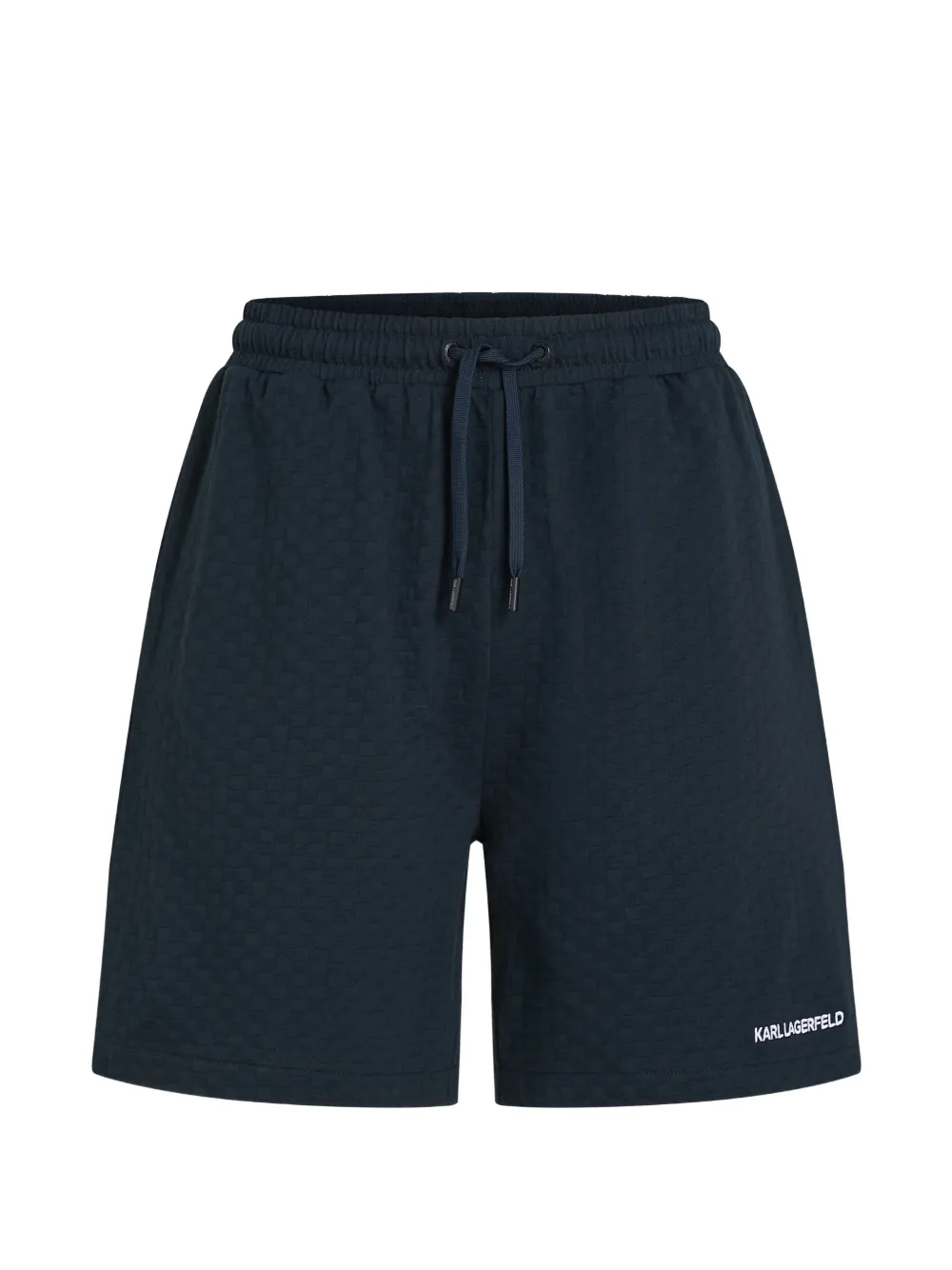Karl Lagerfeld Shorts sportivi con logo - Blu