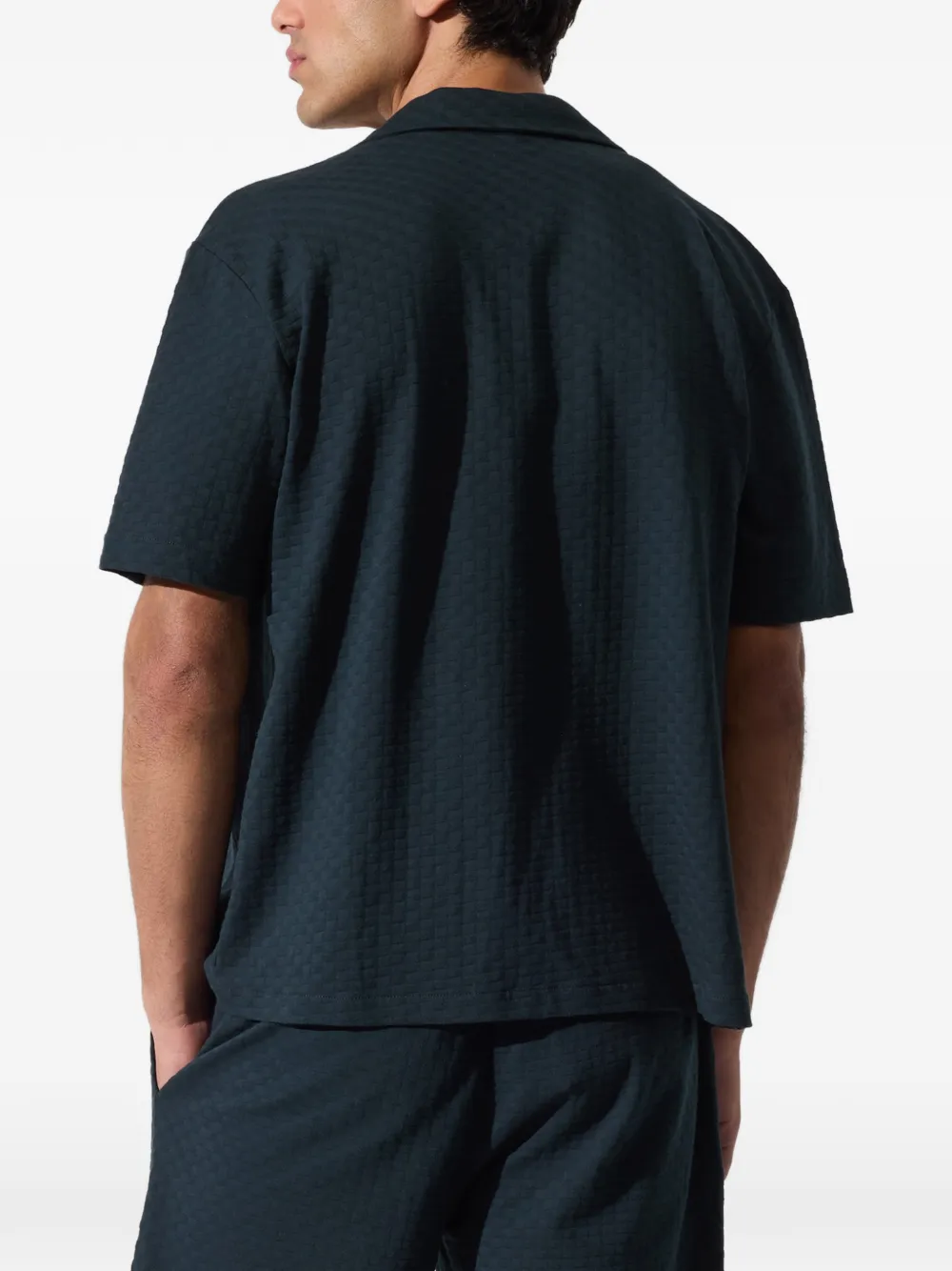 Karl Lagerfeld Trainingsshorts met geborduurd logo Blauw