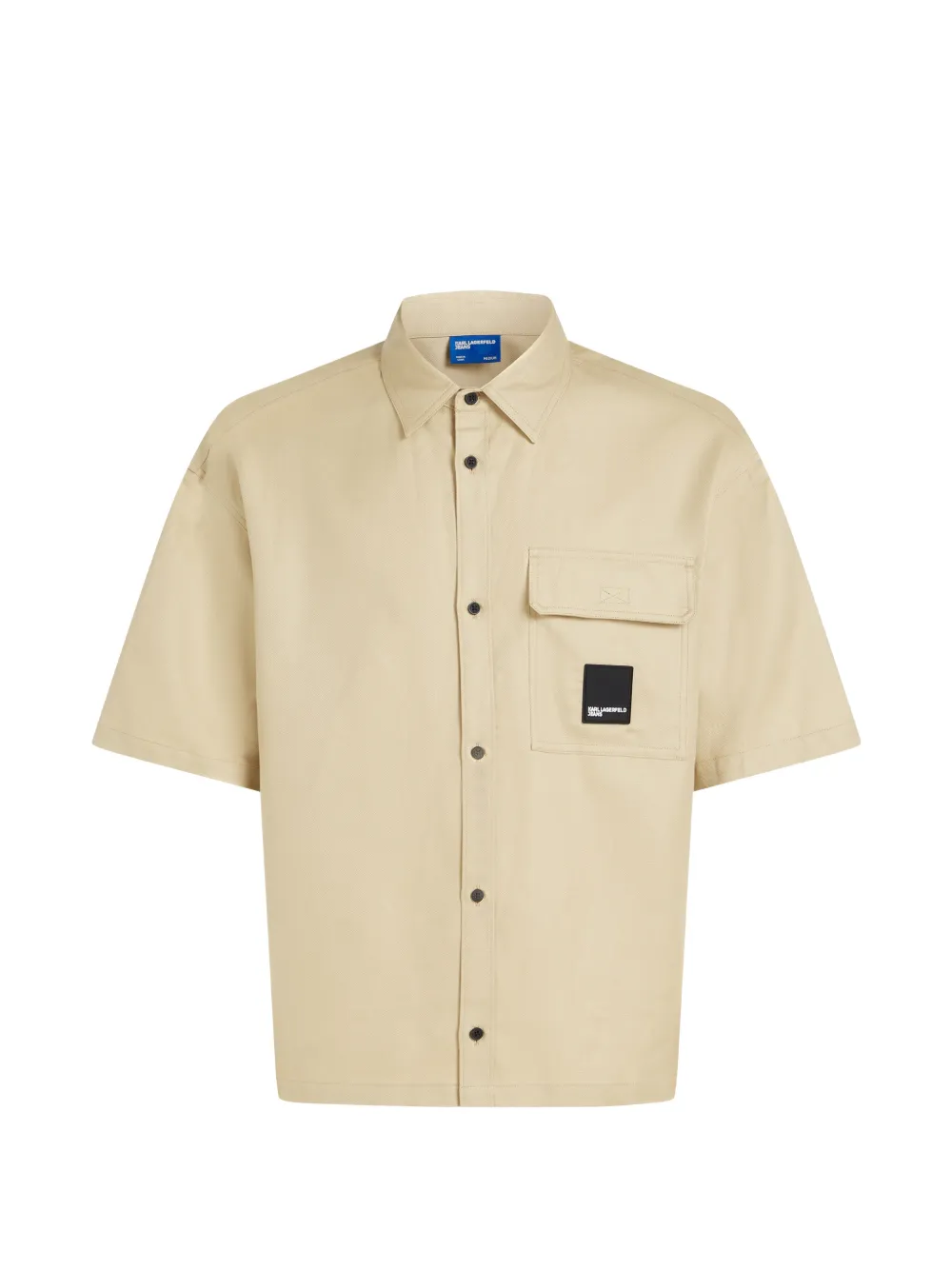 Karl Lagerfeld Jeans Hemd mit Brusttasche - Nude