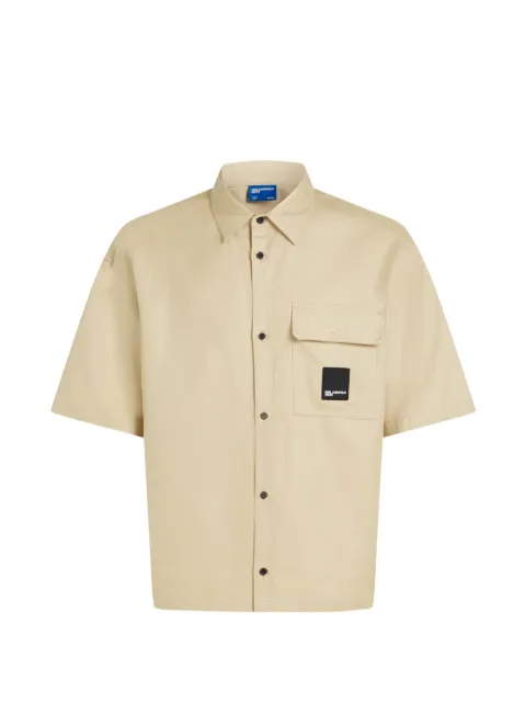 Karl Lagerfeld Jeans chest-pocket short-sleeve shirt