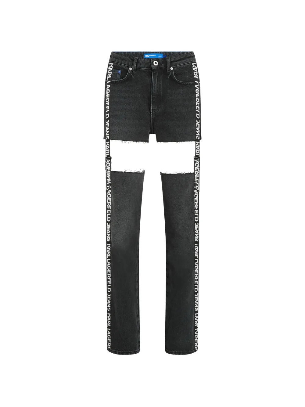 Karl Lagerfeld Jeans Jeans con dettaglio cut-out - Nero