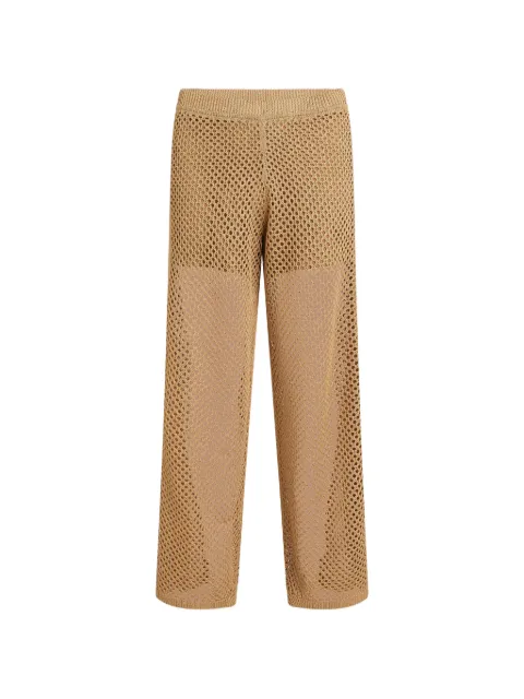 Karl Lagerfeld crochet-detail trousers