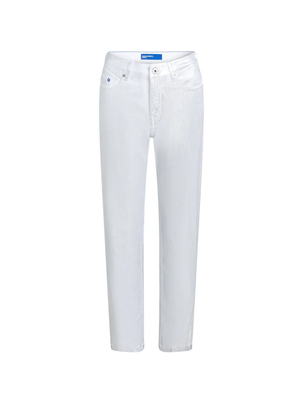 Karl Lagerfeld Jeans Jeans con design a cinque tasche - Argento