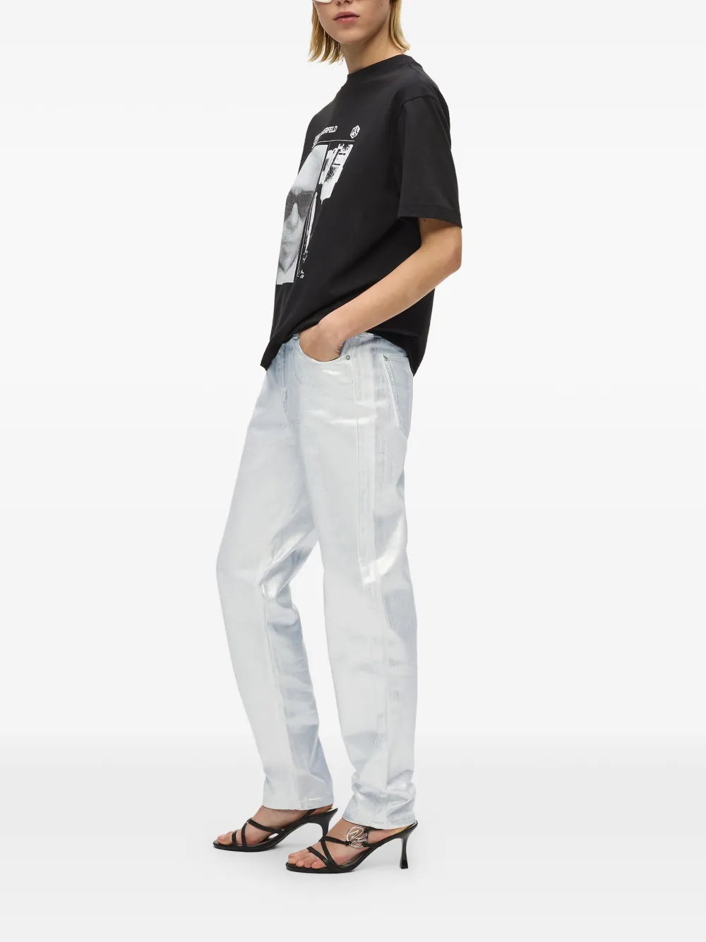  Karl Lagerfeld Jeans Five-pocket Jeans - Silver 