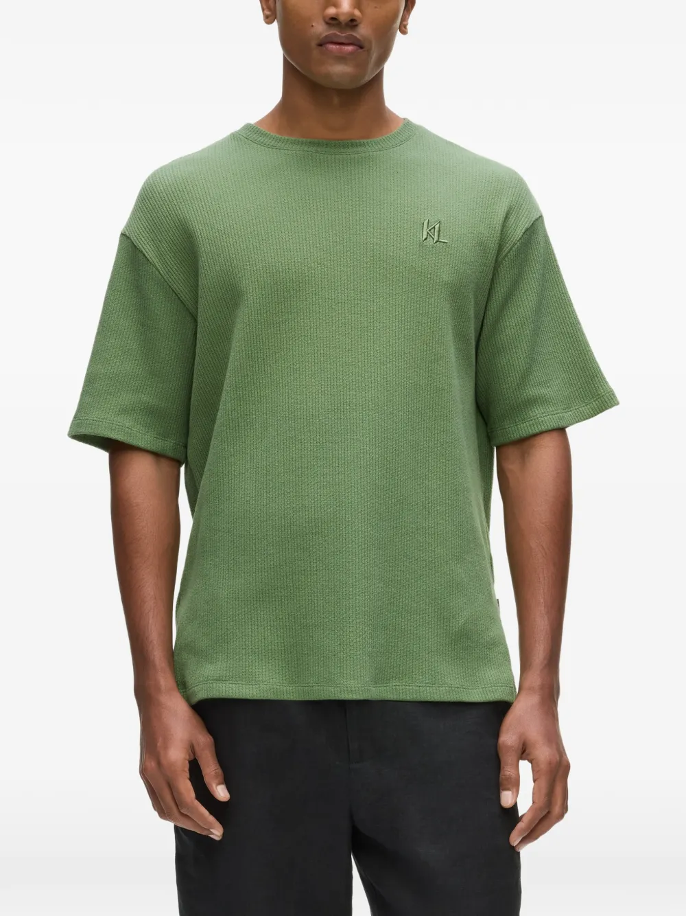 Karl Lagerfeld Ruimvallend T-shirt Groen