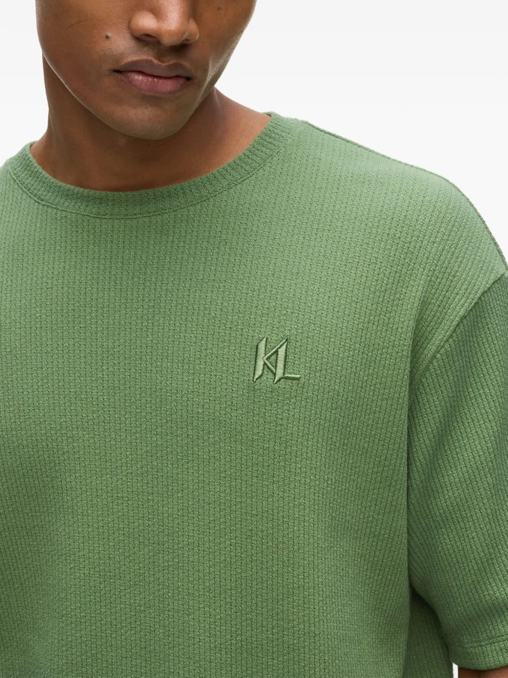 Karl Lagerfeld Ruimvallend T-shirt Groen
