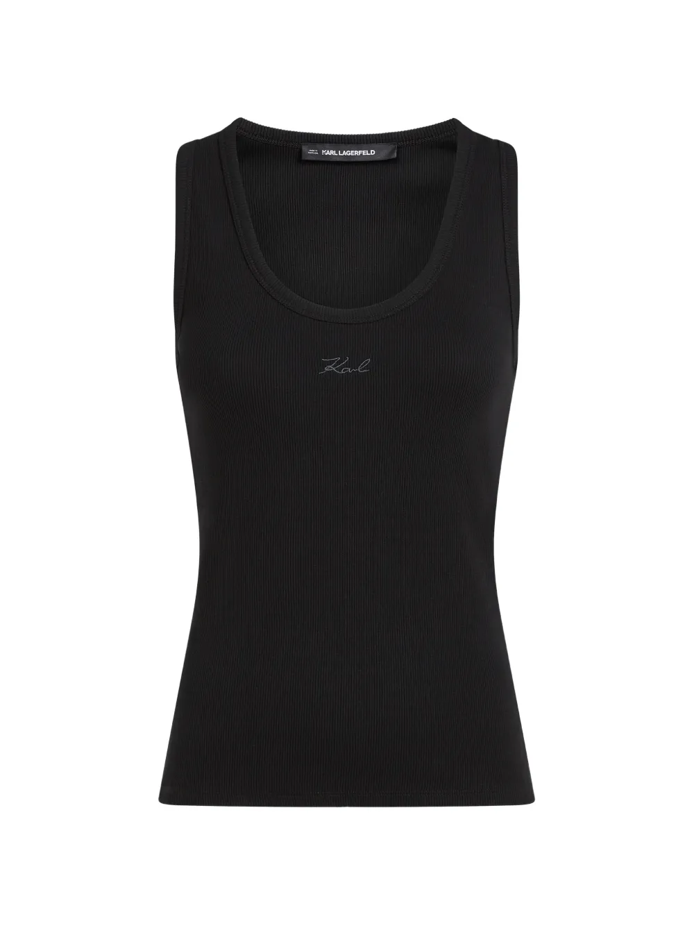 Karl Lagerfeld Canotta con logo - Nero