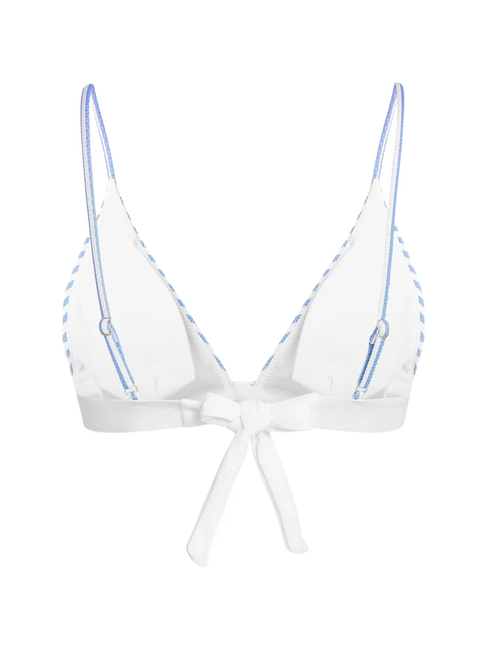  Karl Lagerfeld Stripped Bikini Top - Blue 