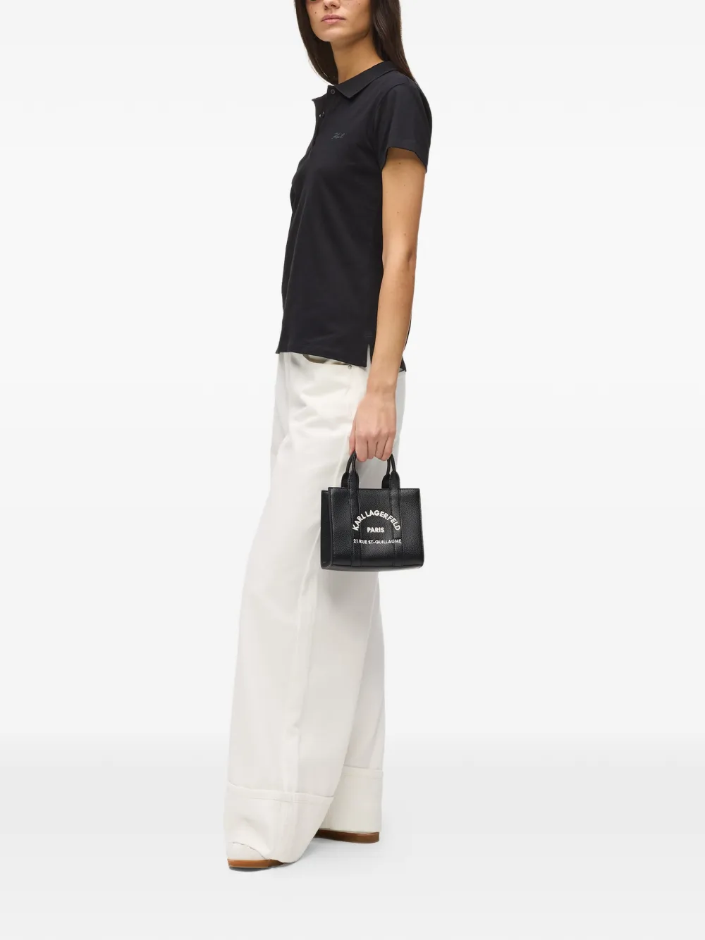 Karl Lagerfeld Rue St-Guillaume mini-shopper Zwart
