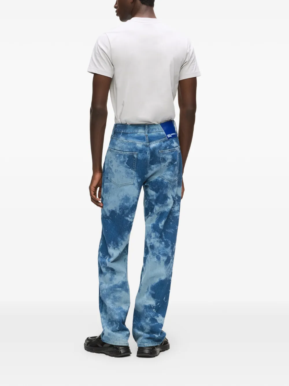 Karl Lagerfeld Jeans Gebleekte jeans Blauw