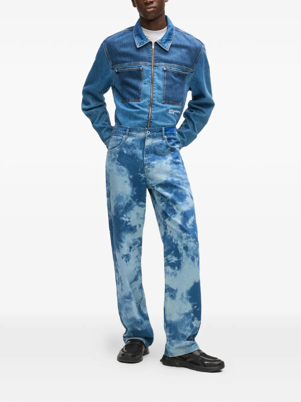  Karl Lagerfeld Jeans Bleached Jeans - Blue 