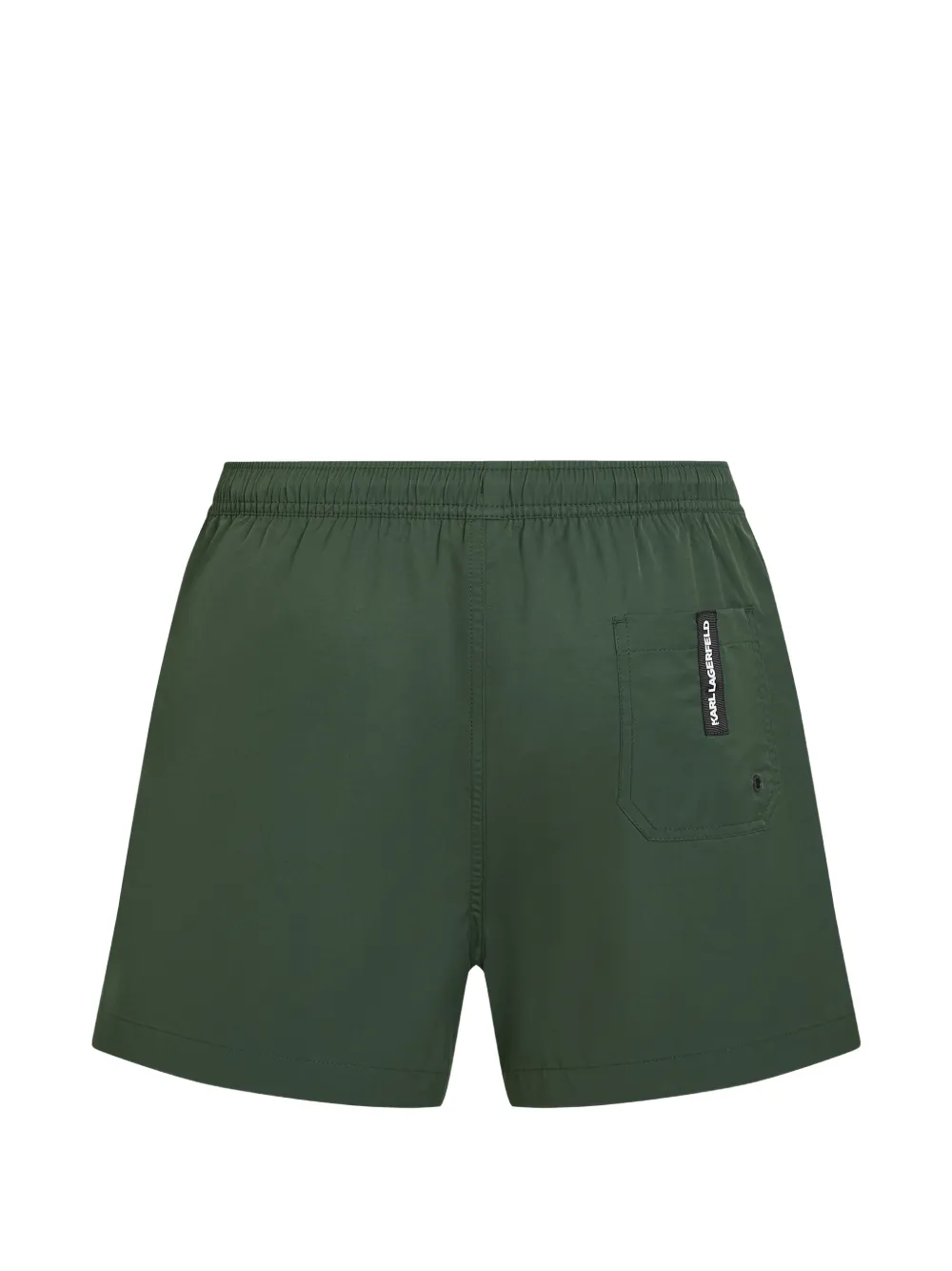  Karl Lagerfeld Logo Swim Shorts - Green 