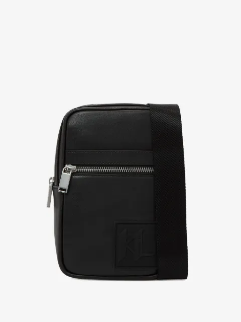 Karl Lagerfeld logo-patch shoulder bag