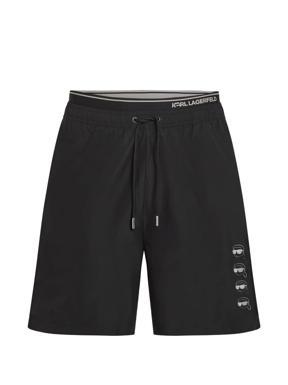 Karl Lagerfeld Costume da bagno Ikon - Nero