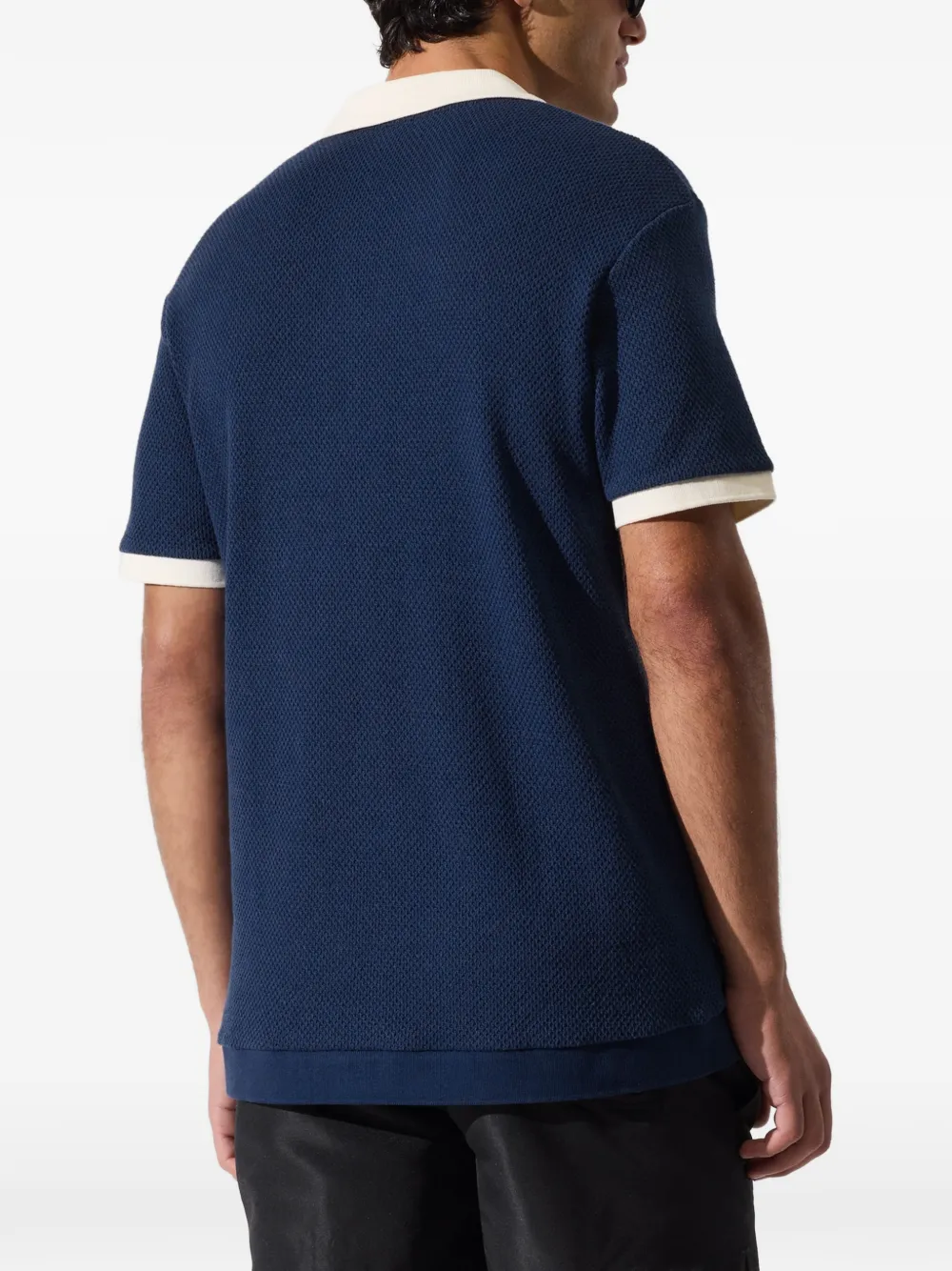 Karl Lagerfeld T-shirt met logo-applicatie Blauw