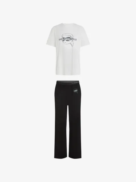 Karl Lagerfeld Ikon-print pyjamas