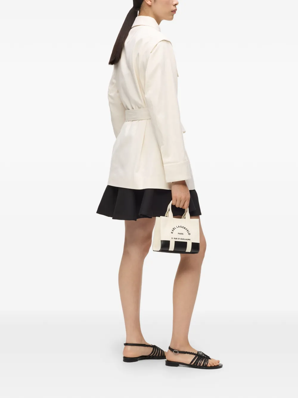 Karl Lagerfeld Rue St-Guillaume mini-shopper Beige