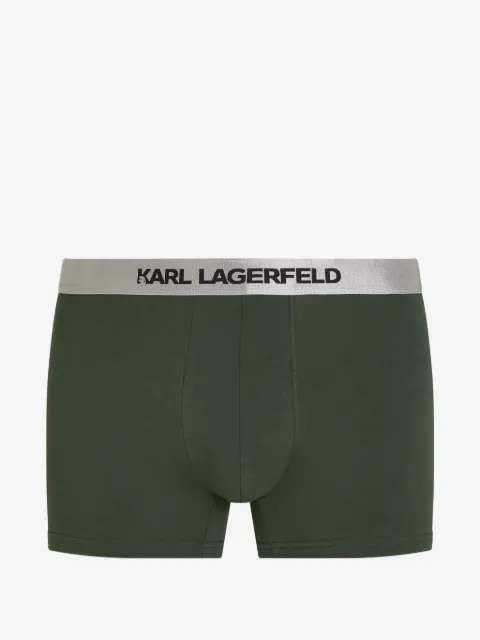 Karl Lagerfeld logo-waistband boxers (set of three)