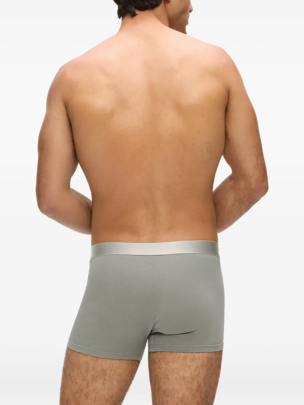 Karl Lagerfeld Drie boxershorts met logoband Grijs
