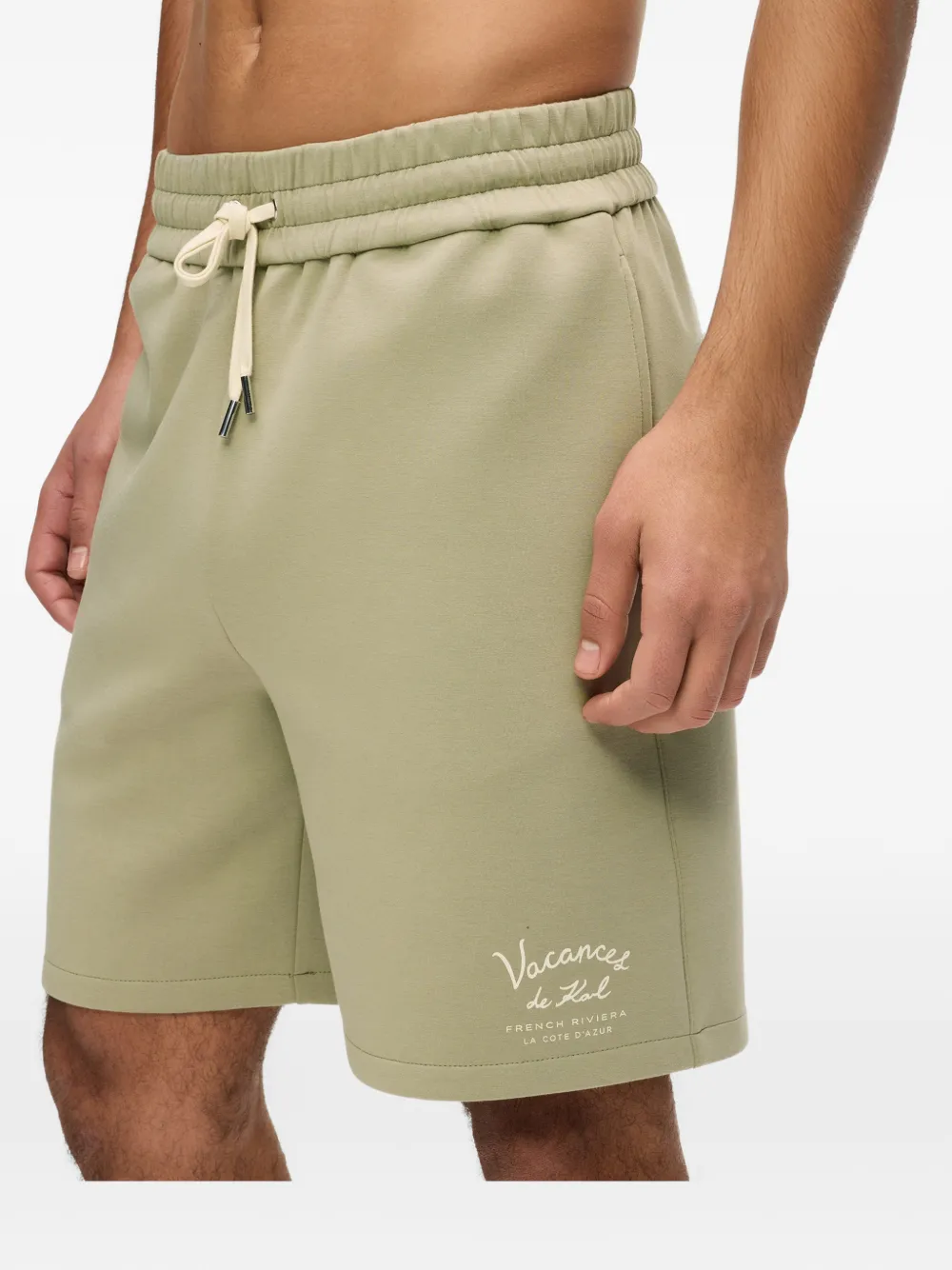 Karl Lagerfeld Vacances de Karl trainingsshorts Groen