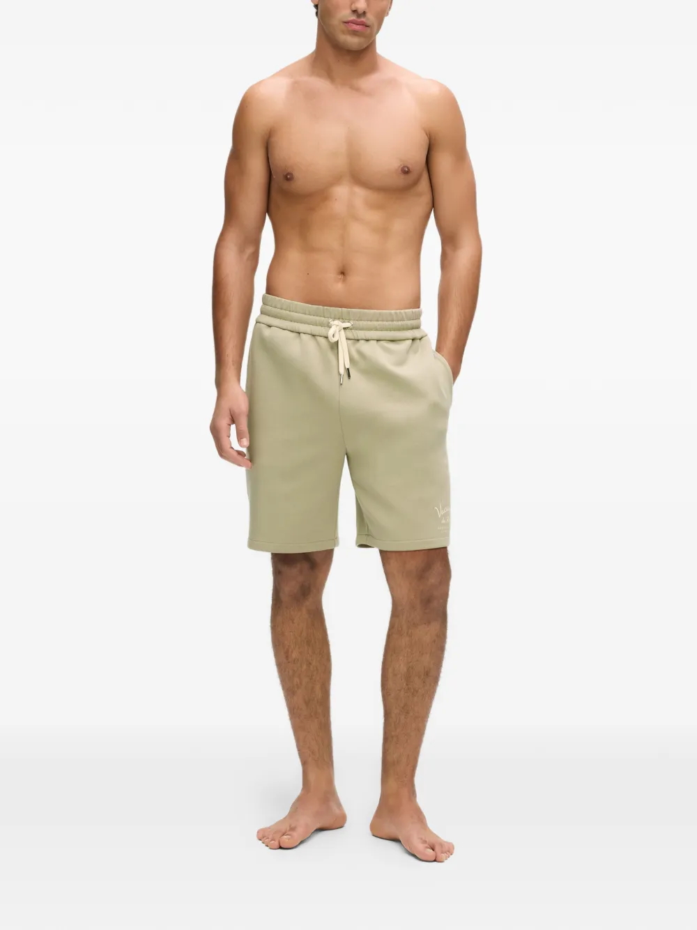 Karl Lagerfeld Vacances de Karl trainingsshorts Groen