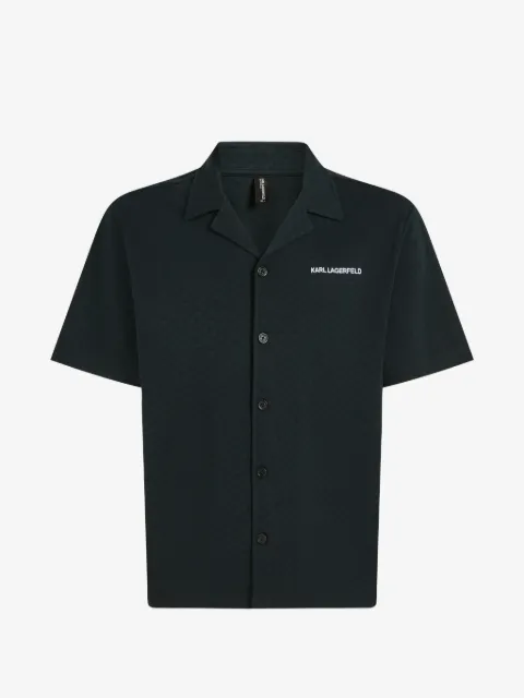 Karl Lagerfeld camisa con logo bordado