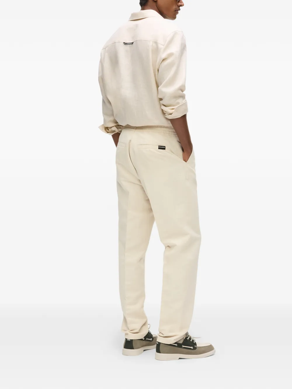 Karl Lagerfeld Elastische broek Beige