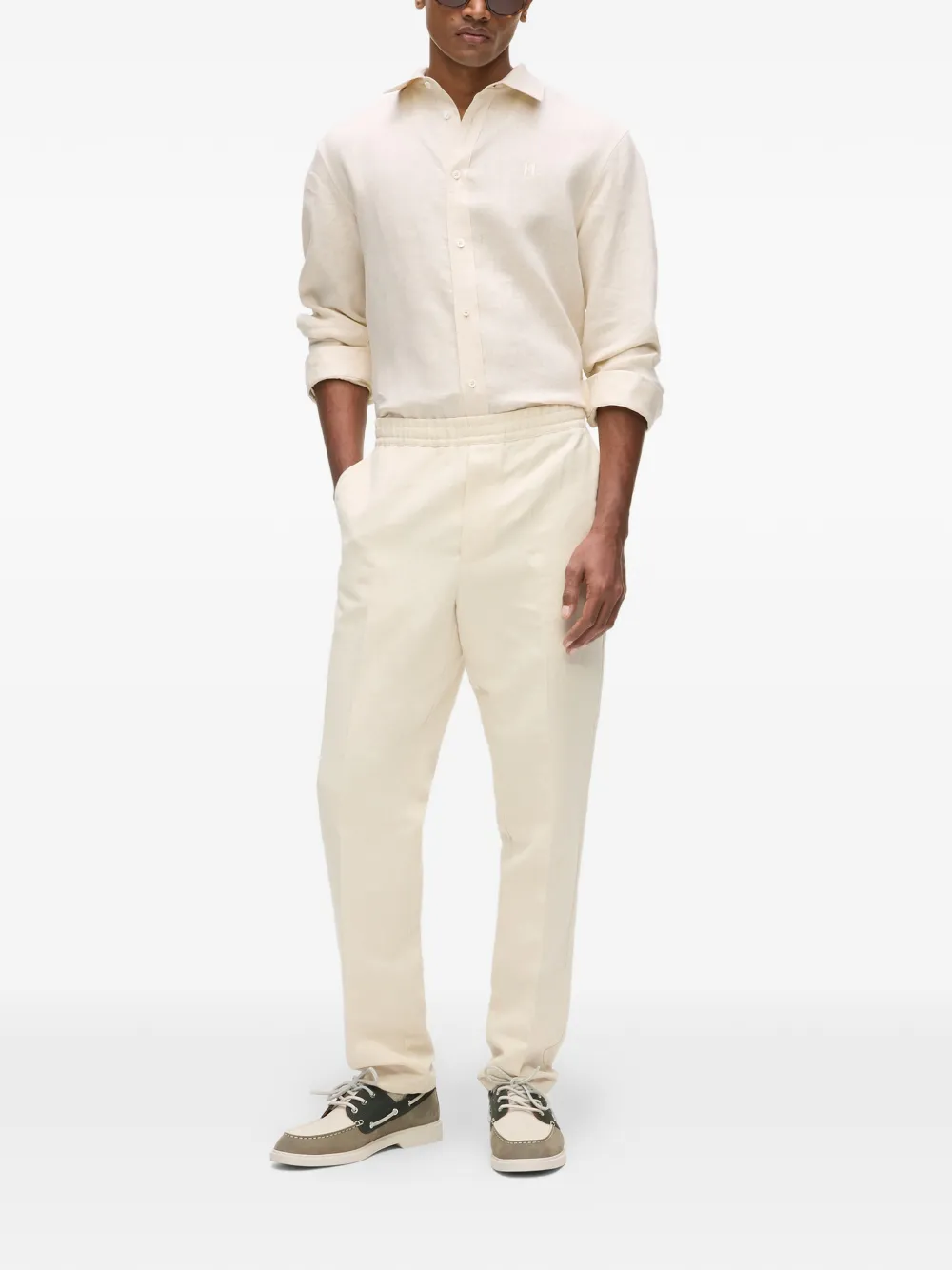 Karl Lagerfeld Elastische broek Beige