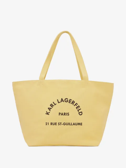 Karl Lagerfeld Rue St-Guillaume canvas tote bag
