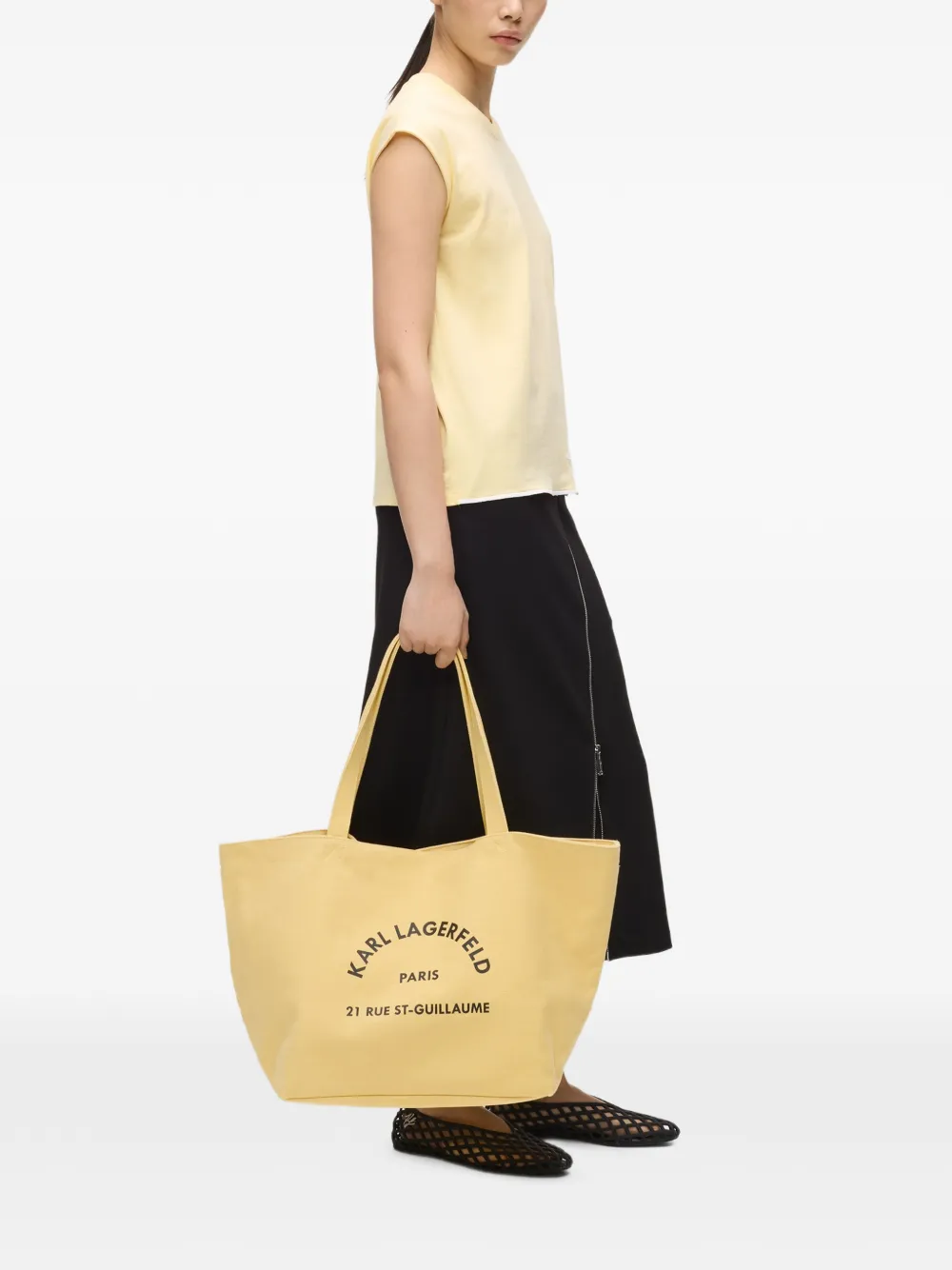 Karl Lagerfeld Rue St-Guillaume shopper Geel