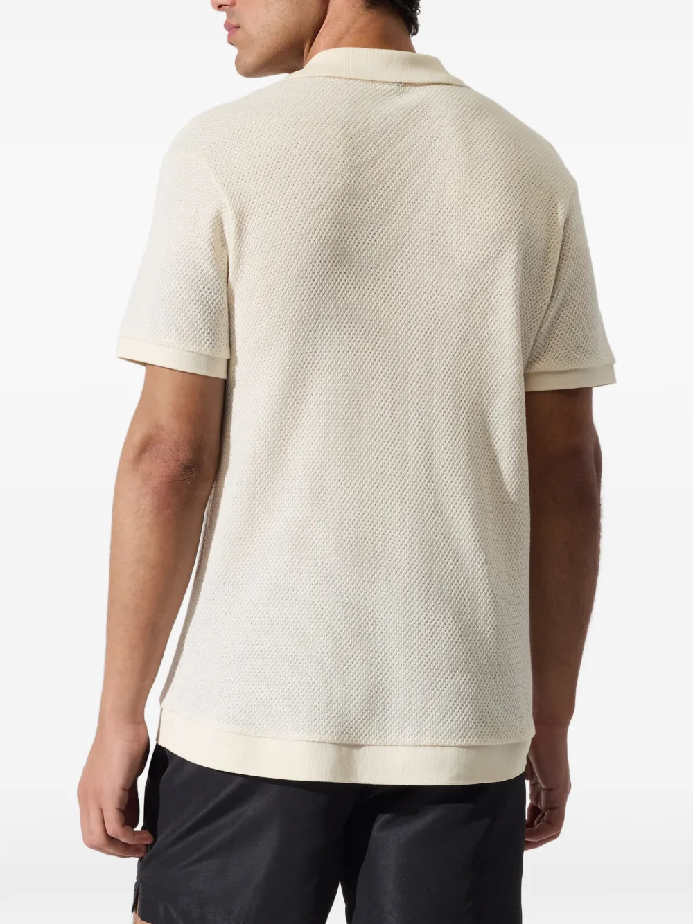 Karl Lagerfeld T-shirt met logo-applicatie Beige