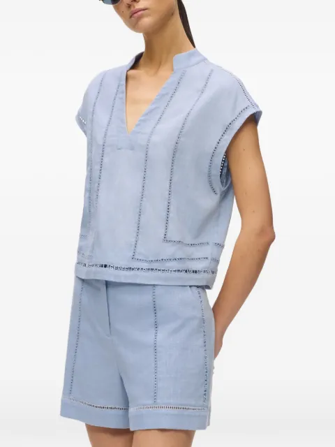 Karl Lagerfeld embroidered-detail blouse