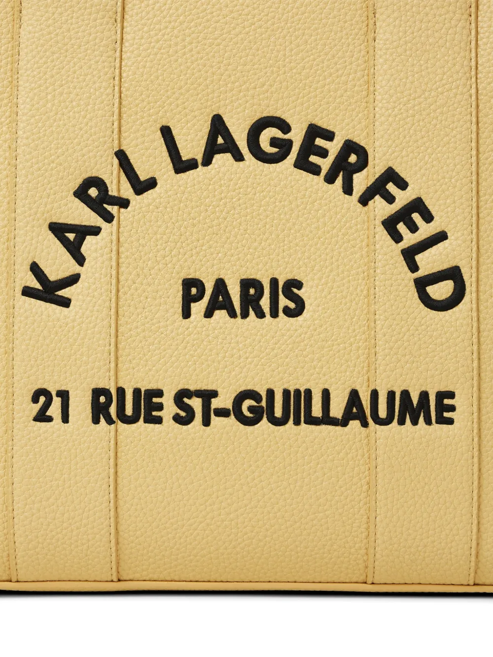 Karl Lagerfeld Medium Rue St-Guillaume shopper Geel