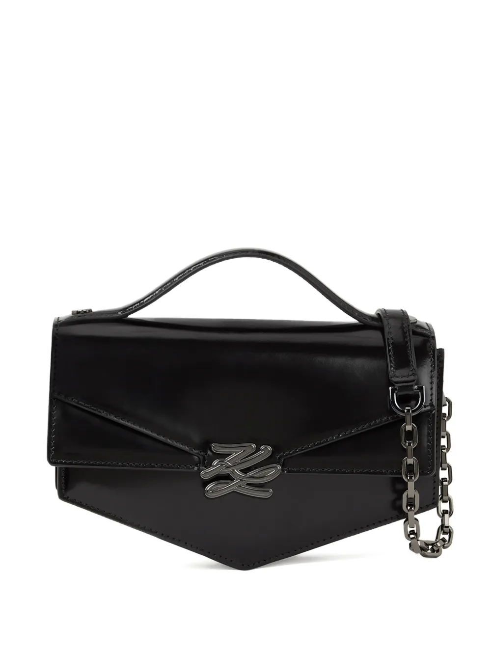 Karl Lagerfeld Borsa tote Autograph piccola - Nero