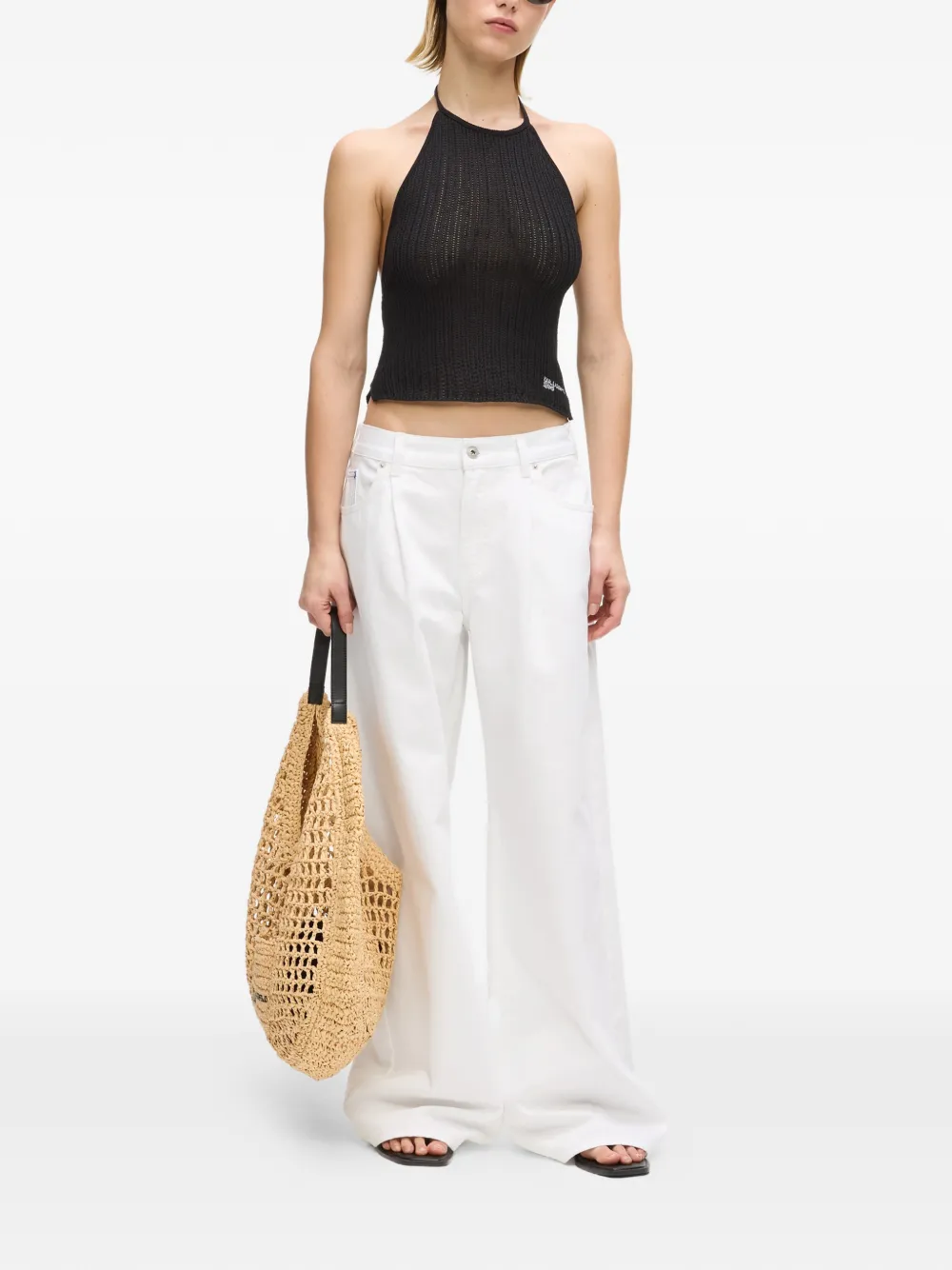Karl Lagerfeld Jeans Mouwloze top Zwart