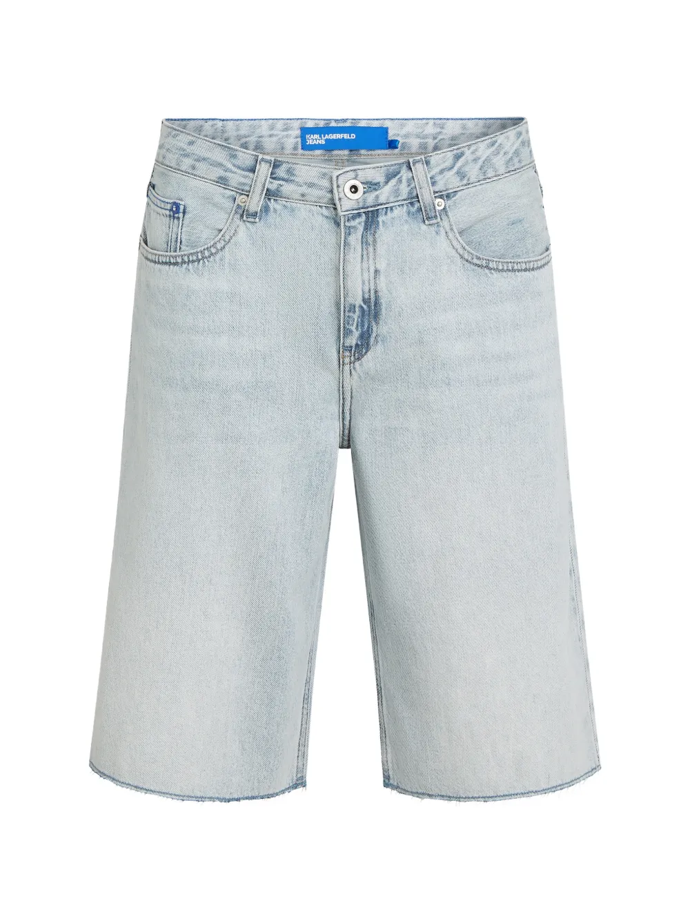 Karl Lagerfeld Jeans Shorts denim con cinque tasche - Blu