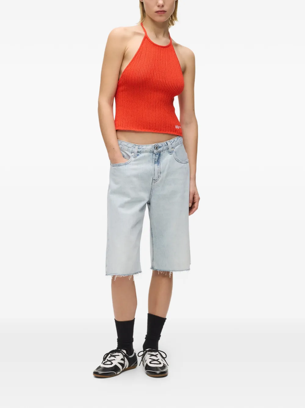  Karl Lagerfeld Jeans Five-pocket Denim Shorts - Blue 