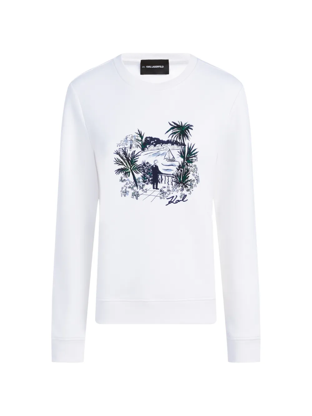 Karl Lagerfeld T-shirt con grafica - Toni neutri