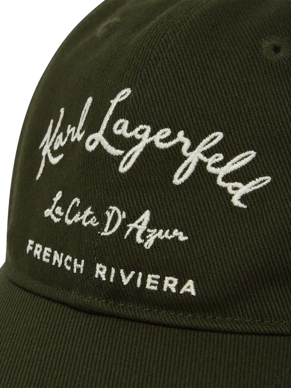 embroidered-detail baseball cap