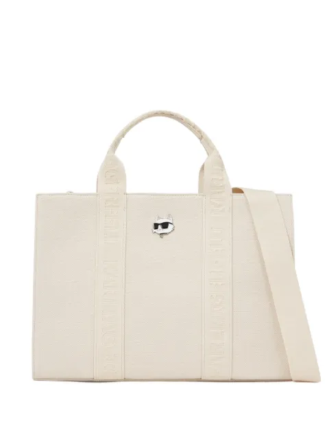 Karl Lagerfeld medium Ikon Choupette square tote bag